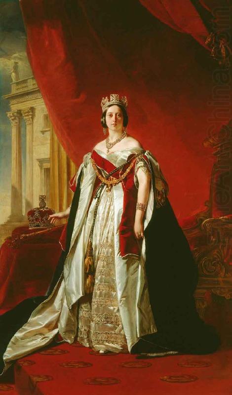 Franz Xaver Winterhalter Portrait of Victoria of the United Kingdom china oil painting image